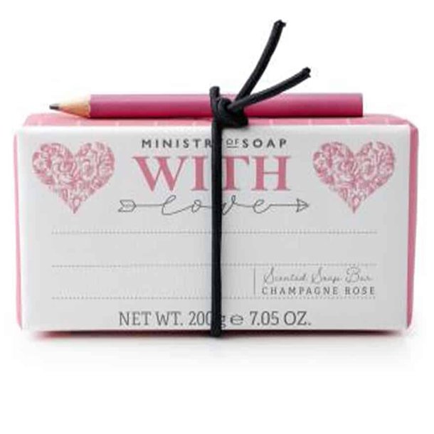 Ministry of soap med champagne rose duft 