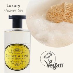 Naturally european showergel med ginger og lime 