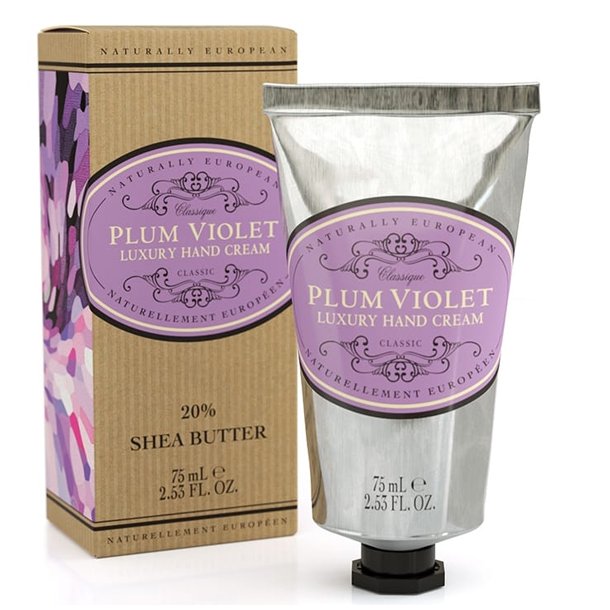 Naturally european luksus håndcreme med blomme og viol duft