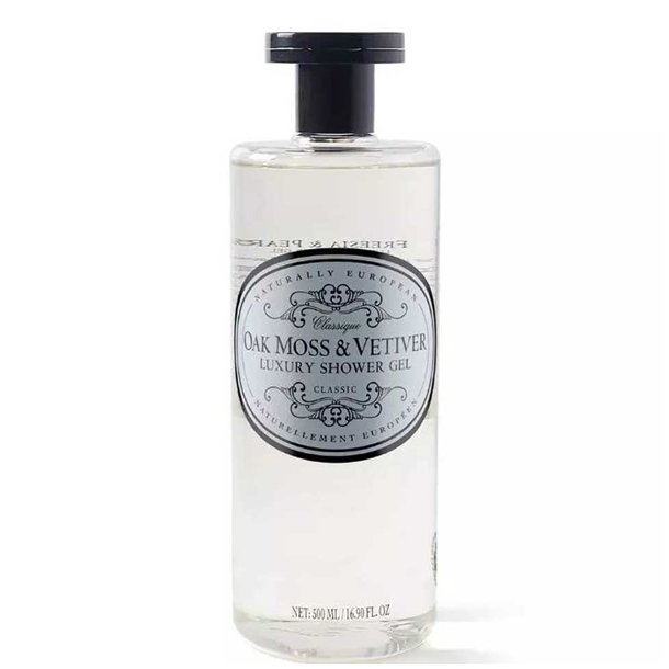 Naturally European showergel med oakmoss og vetiver duft