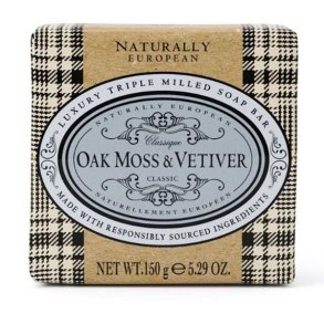 Naturally European sbe bar, med oakmoss og vetiver duft