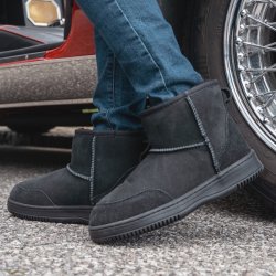 New Zealand ultra kort vinterstvle i sort