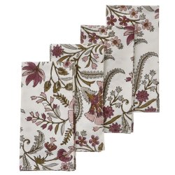 Bungalow stof servietter kanpur Lily rose
