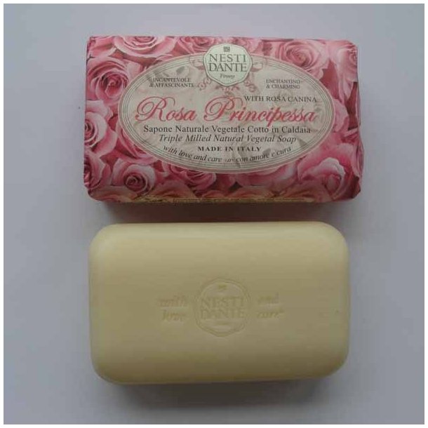 Nesti Dante vegetabilsk sbe med rosa Principessa duft