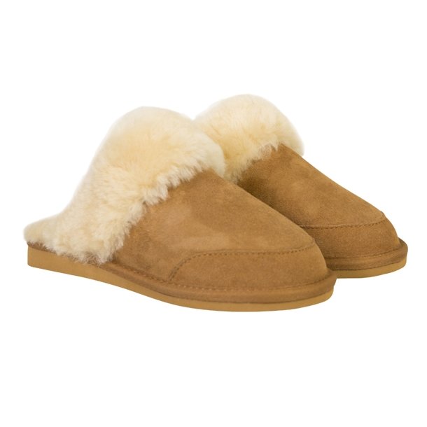 New Zealand Boots dame hjemmesko i cognac