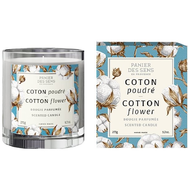 Panier Des Sens duft lys med cotton flower duft
