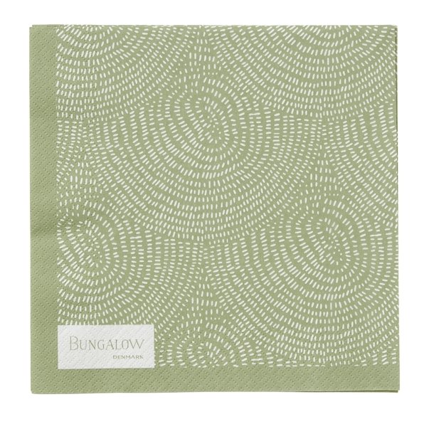 Bungalow papirservietter Zen Ivy