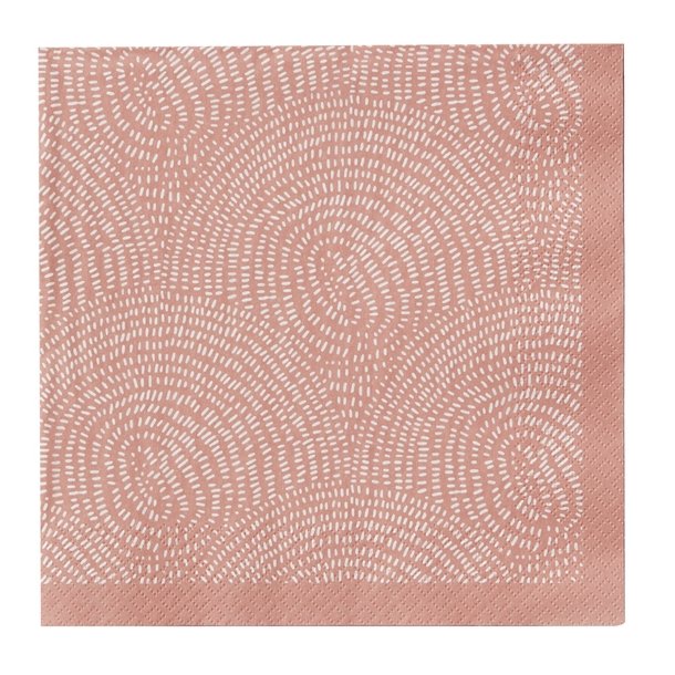 Bungalow papirservietter Zen Blush