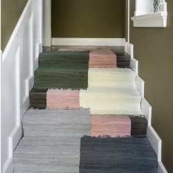 Bungalow small bomuldsmtte i chindi mat fern