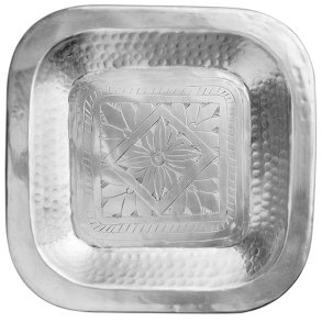 byliving Copenhagen firkantet aluminiumsbakke med mnster