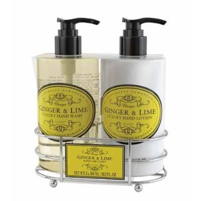Naturally european hndsbe og creme med ginger og lime duft  