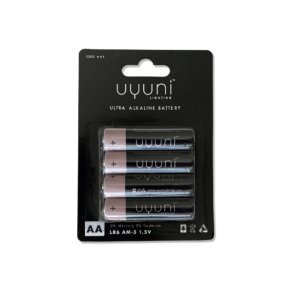 AA  Alkaline batterier 4 stk Uyuni