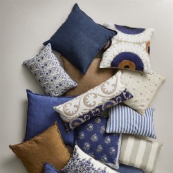 Bungalow tribal needle art Jari Indigo pudebetrk i sknne farver