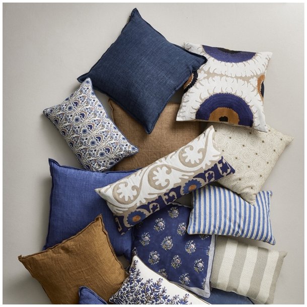 Bungalow tribal needle art Jari Indigo pudebetrk i sknne farver