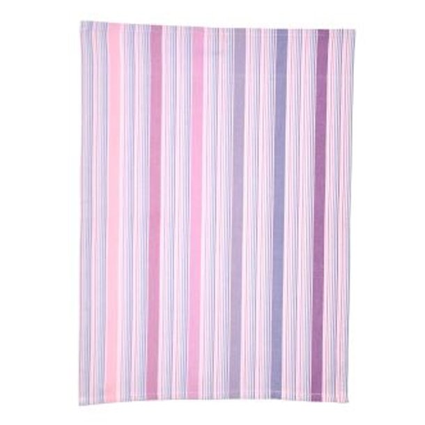 Solwang Design kologisk lilla- hvid- rosa viskestykker 