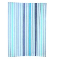 Solwang Design kologisk aqua, bl og hvid viskestykke 